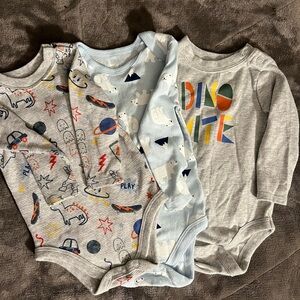 Colorful Dinosaur and Space Themed Kids One Pieces